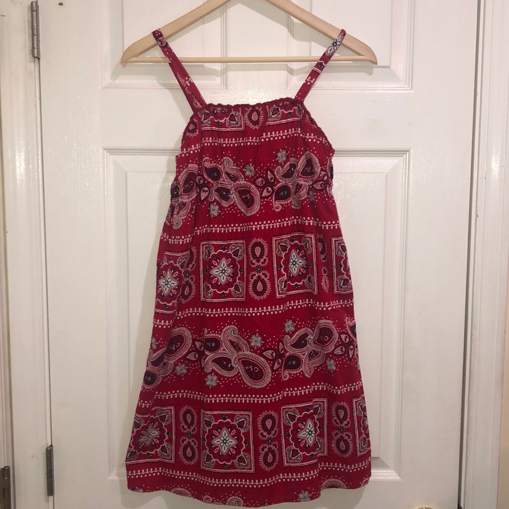 Bandana dress, great for the 4th of July!